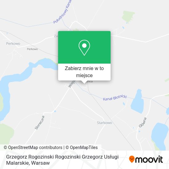 Mapa Grzegorz Rogozinski Rogozinski Grzegorz Usługi Malarskie