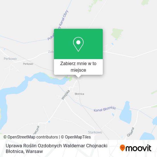 Mapa Uprawa Roślin Ozdobnych Waldemar Chojnacki Błotnica