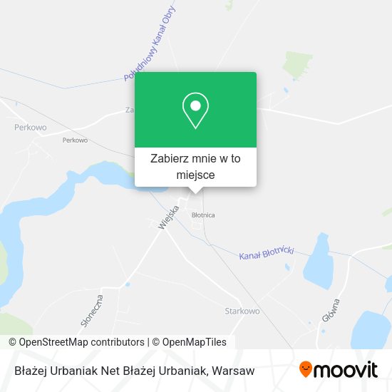 Mapa Błażej Urbaniak Net Błażej Urbaniak