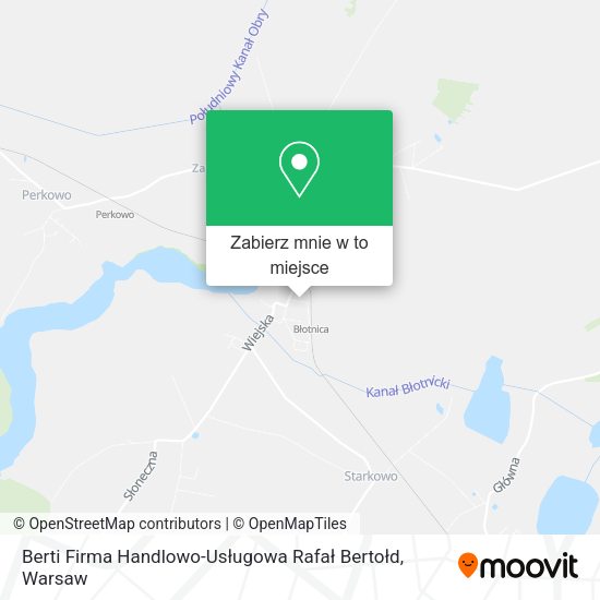 Mapa Berti Firma Handlowo-Usługowa Rafał Bertołd