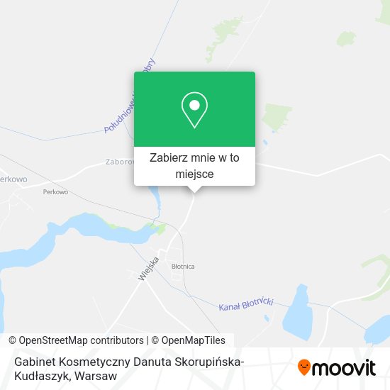 Mapa Gabinet Kosmetyczny Danuta Skorupińska-Kudłaszyk