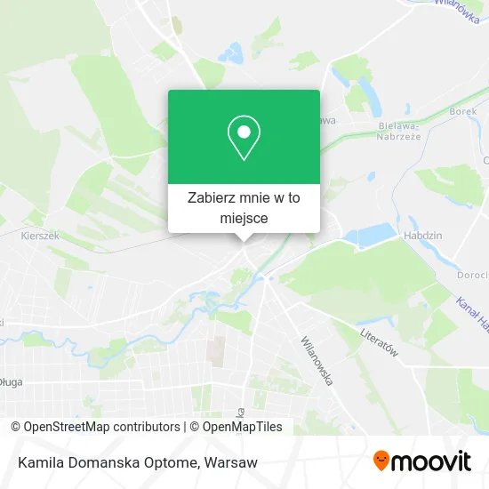 Mapa Kamila Domanska Optome