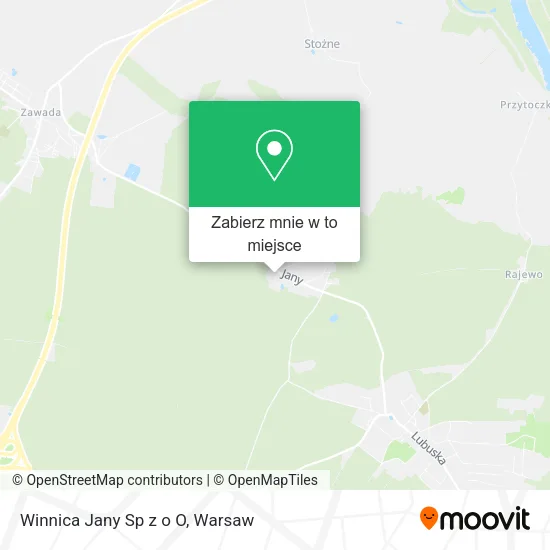 Mapa Winnica Jany Sp z o O