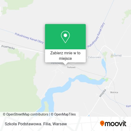 Mapa Szkoła Podstawowa. Filia