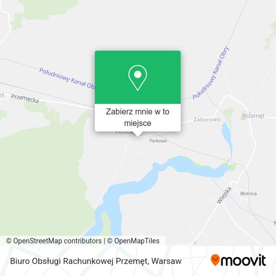 Mapa Biuro Obsługi Rachunkowej Przemęt