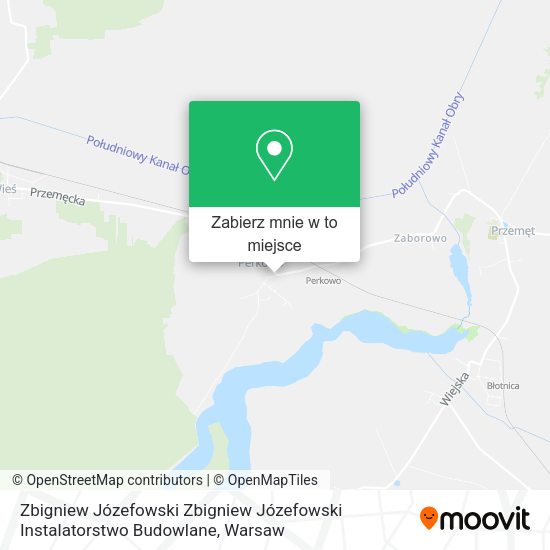 Mapa Zbigniew Józefowski Zbigniew Józefowski Instalatorstwo Budowlane