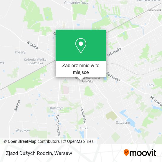 Mapa Zjazd Dużych Rodzin