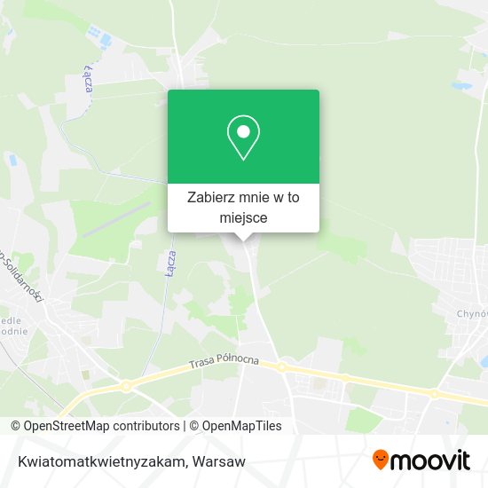 Mapa Kwiatomatkwietnyzakam