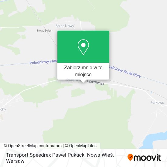 Mapa Transport Speedrex Paweł Pukacki Nowa Wieś