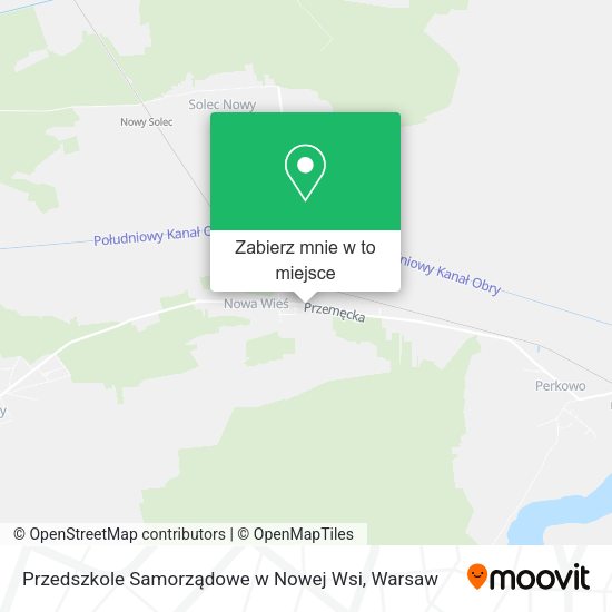 Mapa Przedszkole Samorządowe w Nowej Wsi