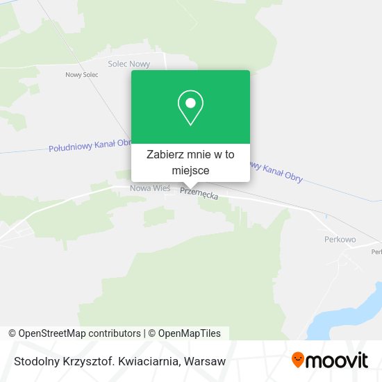 Mapa Stodolny Krzysztof. Kwiaciarnia