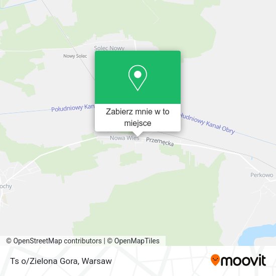 Mapa Ts o/Zielona Gora