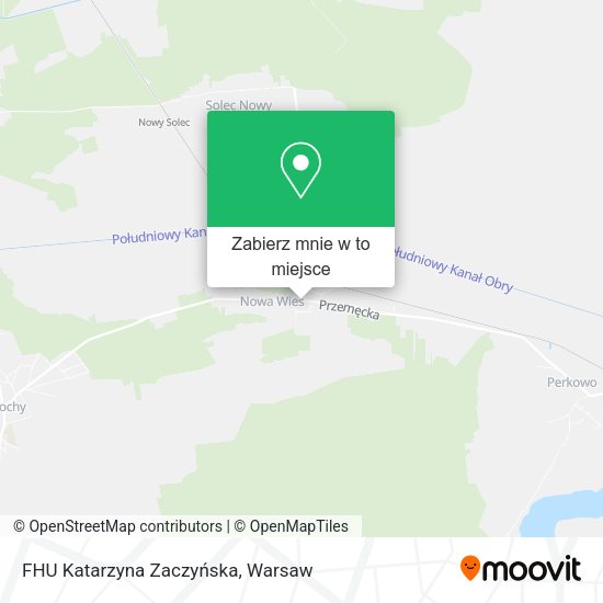 Mapa FHU Katarzyna Zaczyńska