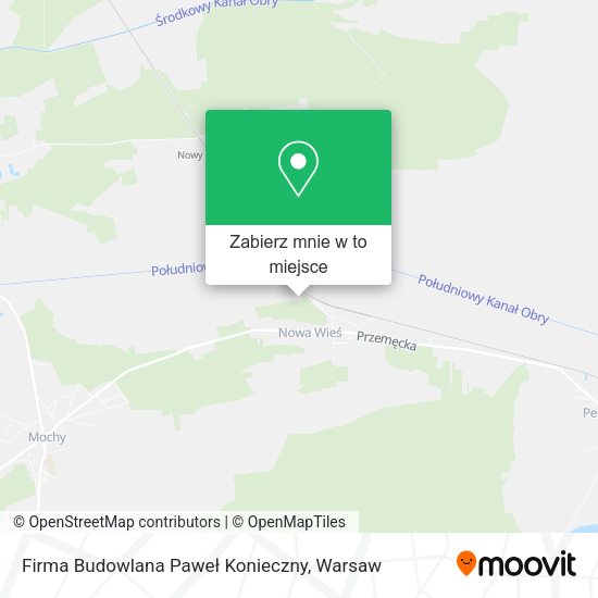 Mapa Firma Budowlana Paweł Konieczny