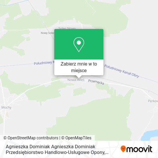 Mapa Agnieszka Dominiak Agnieszka Dominiak Przedsiębiorstwo Handlowo-Usługowe Opony