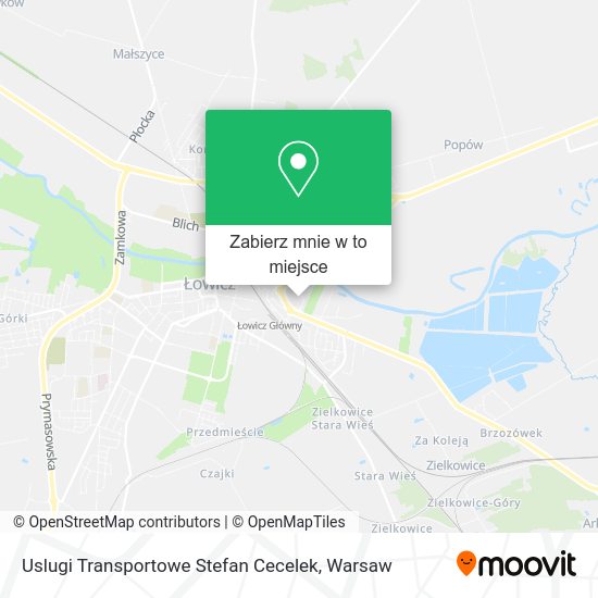 Mapa Uslugi Transportowe Stefan Cecelek