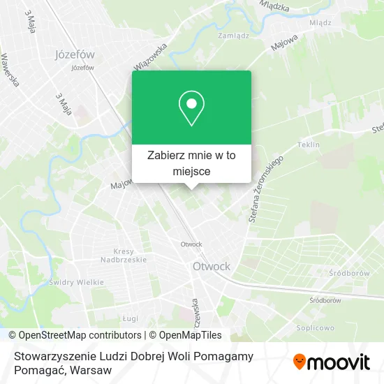 Mapa Stowarzyszenie Ludzi Dobrej Woli Pomagamy Pomagać