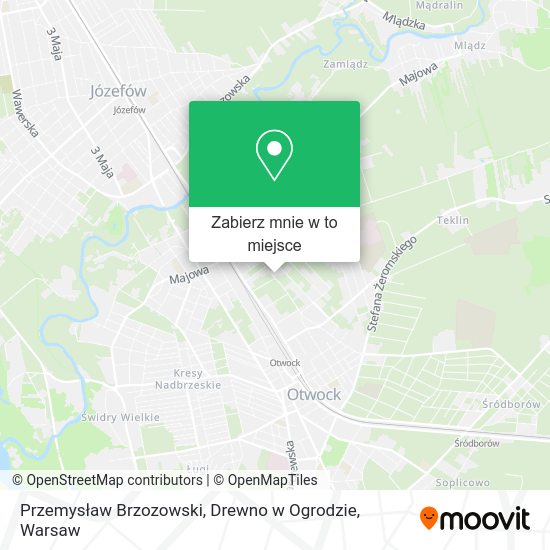 Mapa Przemysław Brzozowski, Drewno w Ogrodzie