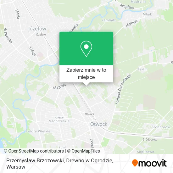 Mapa Przemysław Brzozowski, Drewno w Ogrodzie
