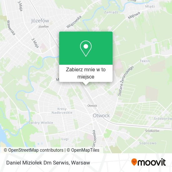 Mapa Daniel Miziołek Dm Serwis