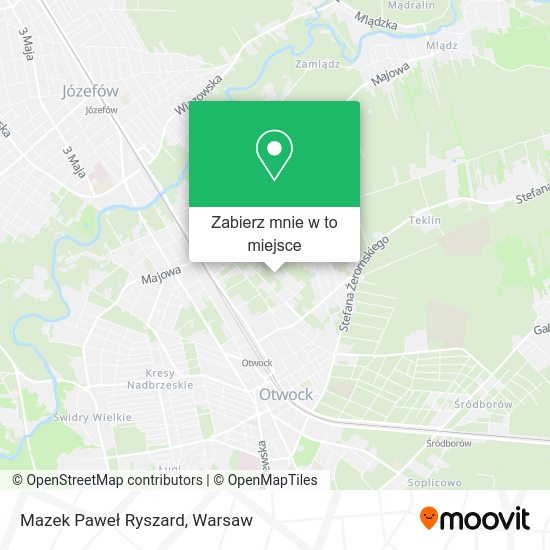 Mapa Mazek Paweł Ryszard