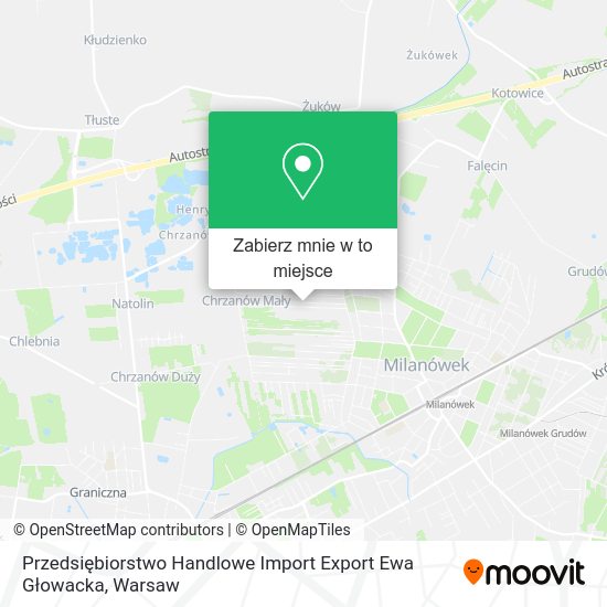 Mapa Przedsiębiorstwo Handlowe Import Export Ewa Głowacka