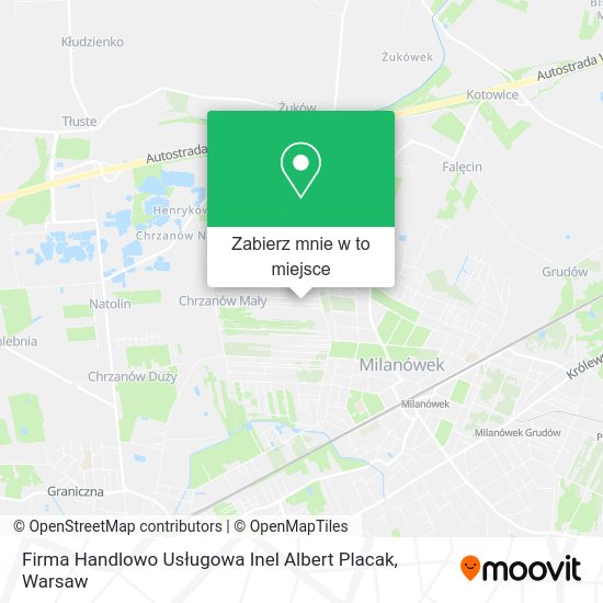 Mapa Firma Handlowo Usługowa Inel Albert Placak