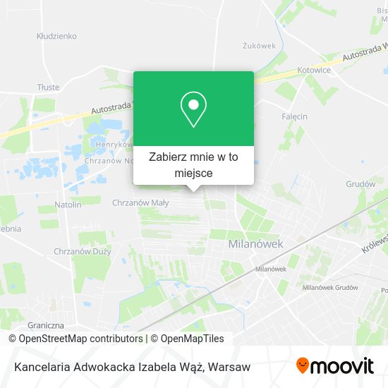 Mapa Kancelaria Adwokacka Izabela Wąż