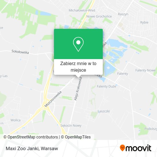 Mapa Maxi Zoo Janki