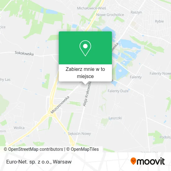 Mapa Euro-Net. sp. z o.o.