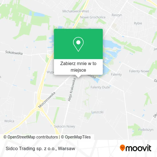 Mapa Sidco Trading sp. z o.o.