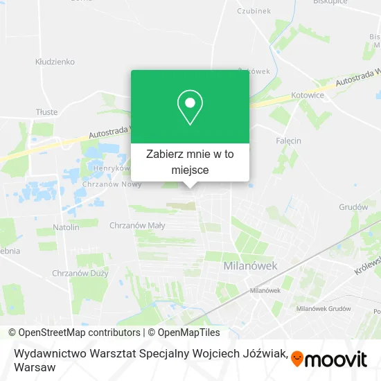 Mapa Wydawnictwo Warsztat Specjalny Wojciech Jóźwiak