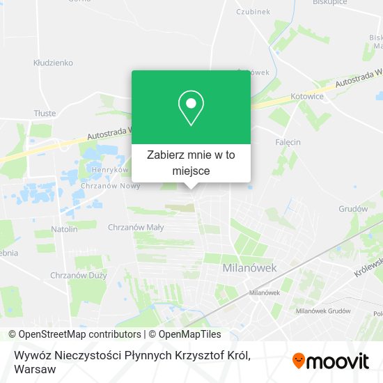 Mapa Wywóz Nieczystości Płynnych Krzysztof Król