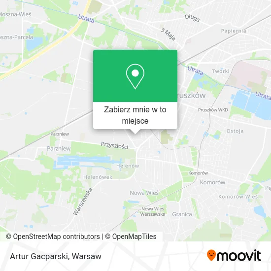 Mapa Artur Gacparski
