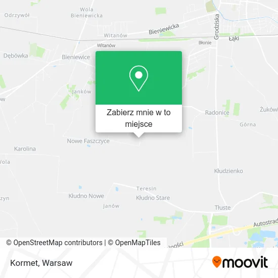 Mapa Kormet