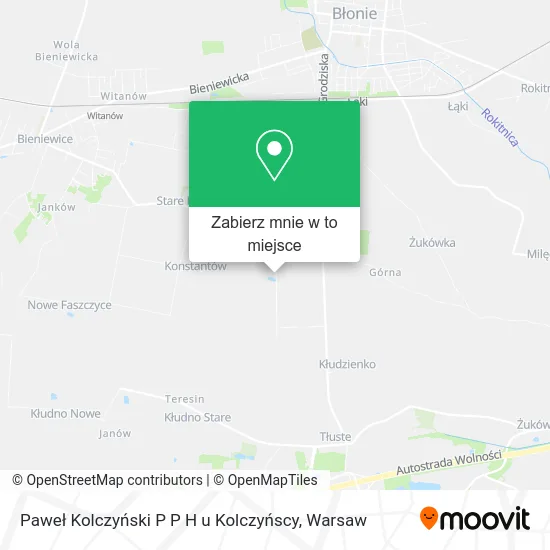 Mapa Paweł Kolczyński P P H u Kolczyńscy