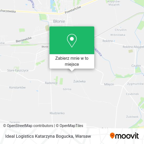 Mapa Ideal Logistics Katarzyna Bogucka