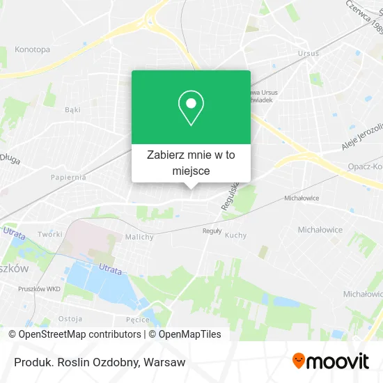 Mapa Produk. Roslin Ozdobny