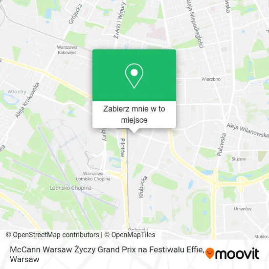 Mapa McCann Warsaw Życzy Grand Prix na Festiwalu Effie