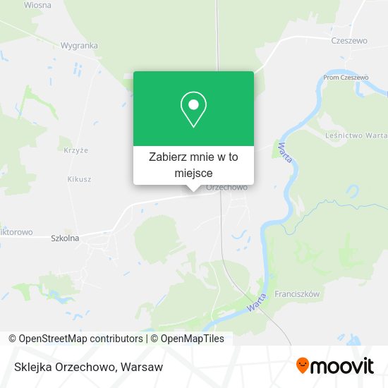 Mapa Sklejka Orzechowo