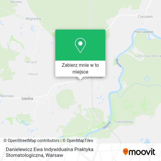 Mapa Danielewicz Ewa Indywidualna Praktyka Stomatologiczna