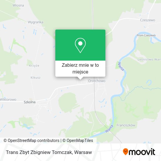 Mapa Trans Zbyt Zbigniew Tomczak