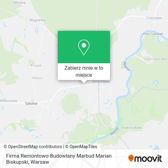 Mapa Firma Remontowo-Budowlany Marbud Marian Biskupski