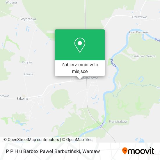 Mapa P P H u Barbex Paweł Barbuziński