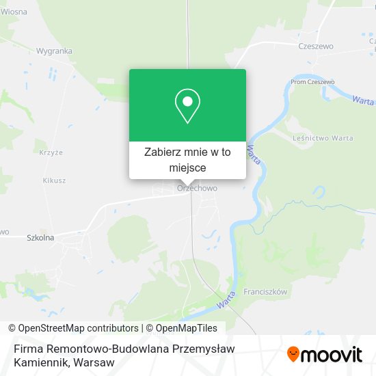 Mapa Firma Remontowo-Budowlana Przemysław Kamiennik