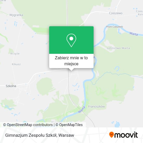 Mapa Gimnazjum Zespołu Szkół