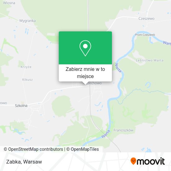 Mapa Zabka