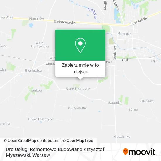 Mapa Urb Usługi Remontowo Budowlane Krzysztof Myszewski