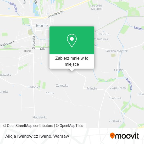 Mapa Alicja Iwanowicz Iwano