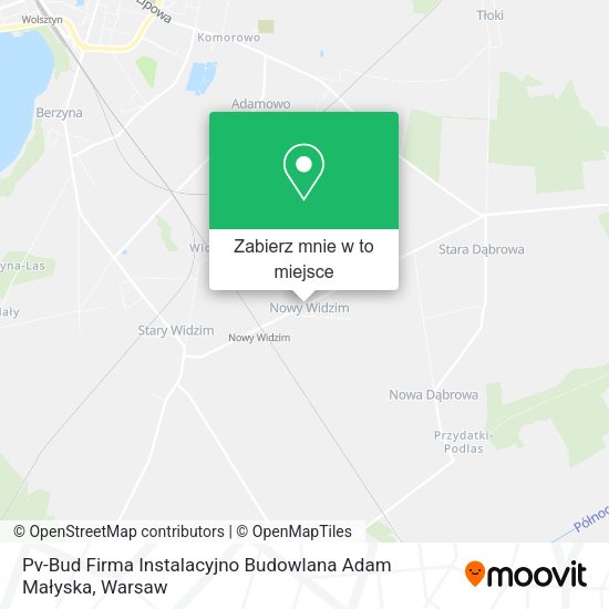 Mapa Pv-Bud Firma Instalacyjno Budowlana Adam Małyska